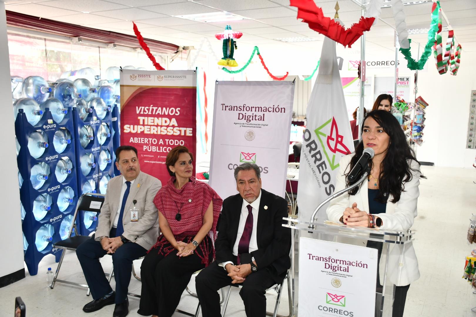  Inaguración de la nueva oficina de Correos de México en la Tienda SUPERISSSTE, Colonia Doctores